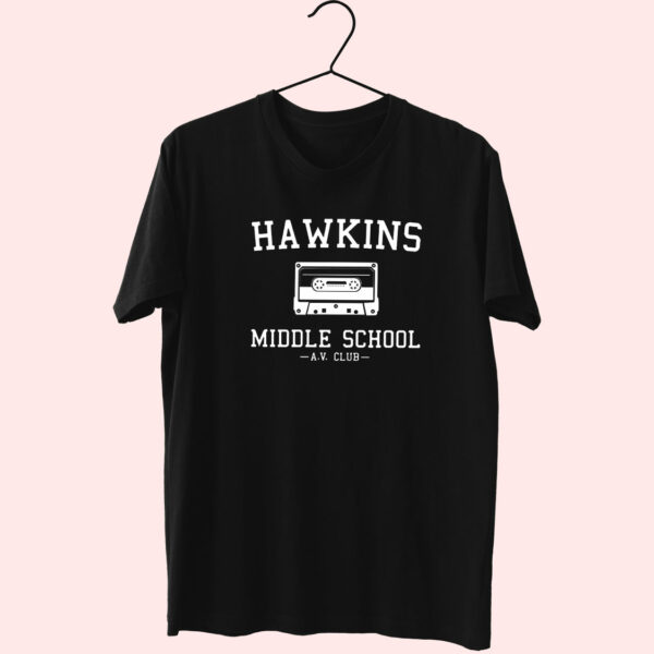 Stranger Things Hawkins Av Club Trendy 70S T Shirt Outfit