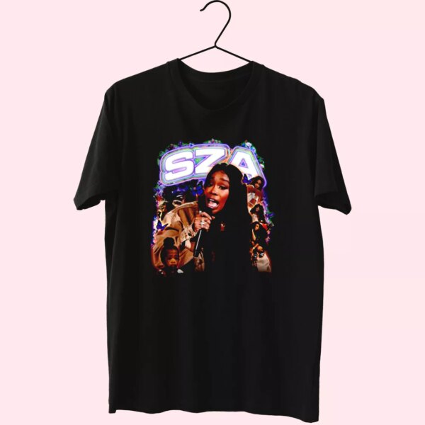 Sza Rapper Icon Butterfly Casual Trendy T Shirt