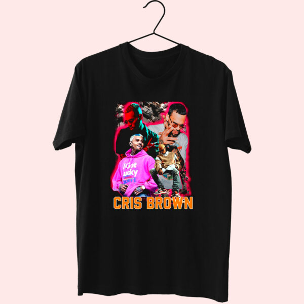 T Shirt Chris Brown Vintage Rap 90S Style