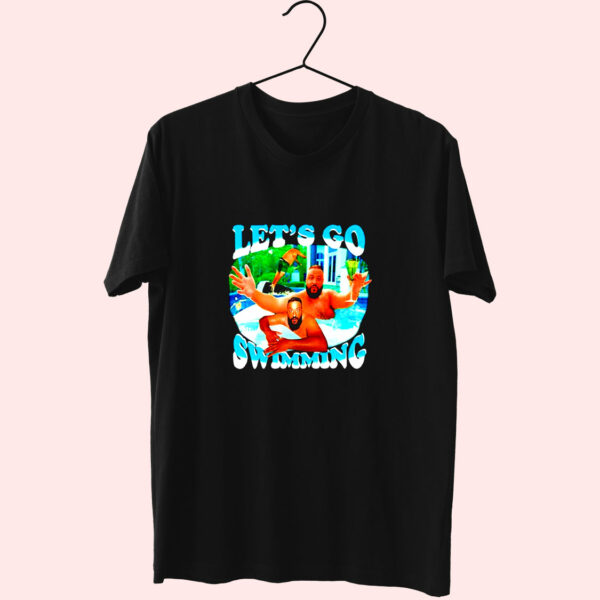 T Shirt Dj Khaled Let’S Go Swimming 90S Style