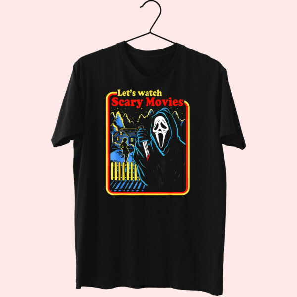 T Shirt Let’S Watch Scary Horror Movies 90S Style