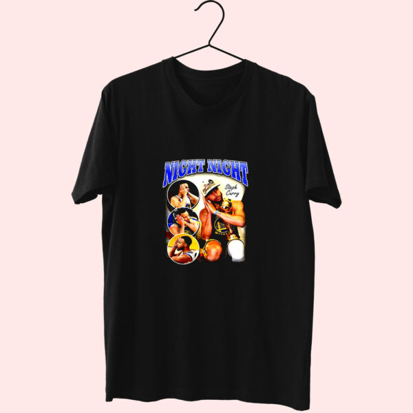 T Shirt Steph Curry Night Night 90S Style