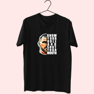 T Shirt Travis Kelce Know Your Role And Shut Your Mouth 90S Style T Shirt Travis Kelce Know Your Role And Shut Your Mouth 90S Style