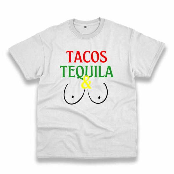 Tacos Tequila And Titties Vintage Tshirt