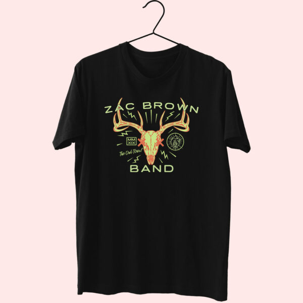 The Owl Tour Antler Zac Brown Band T Shirt Essential T Shirt