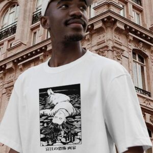 Tomie Junji Ito Uzumaki Horror Anime Manga Casual T Shirt 2 Tomie Junji Ito Uzumaki Horror Anime Manga Casual T Shirt 3