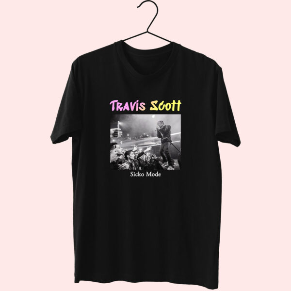 Travis Scott Sicko Mode Hip Hop Rapper T Shirt