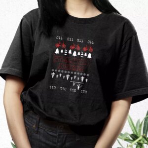 Upside Down Stranger Things Merry Christmas T Shirt Xmas Design 2 Upside Down Stranger Things Merry Christmas T Shirt Xmas Design 3