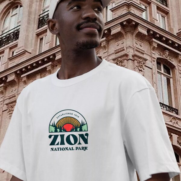 Utah Zion National Park Casual Earth Day T Shirt