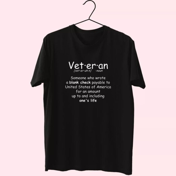 Veteran Definition Vetrerans Day T Shirt