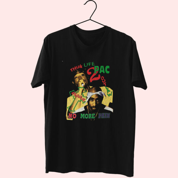 Vintage 2Pac Thug Life No More Pain Essentials T Shirt