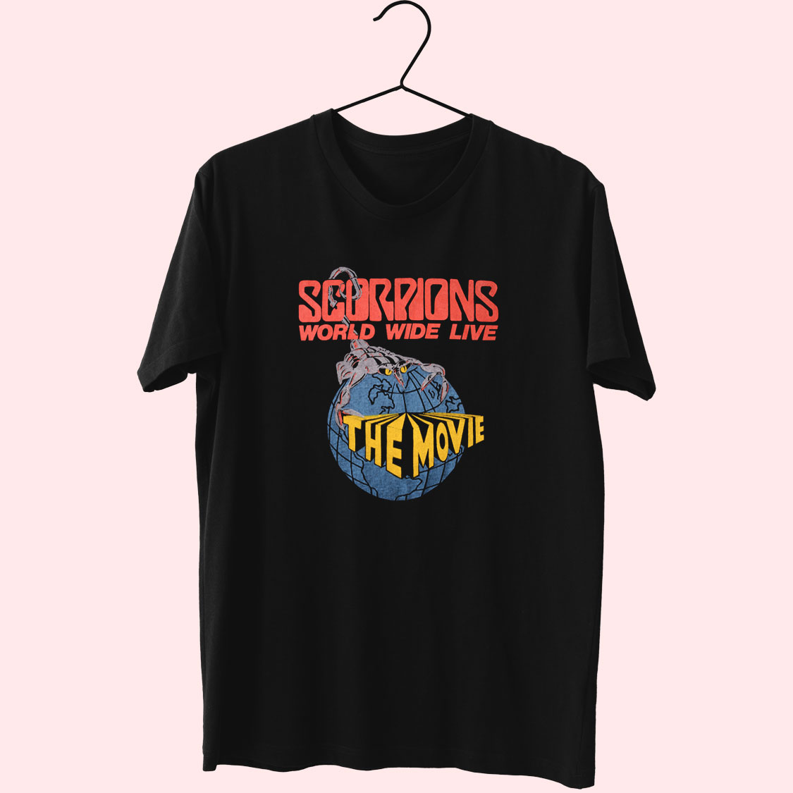 Vintage Scorpions World Wide Live The Movie Essentials T Shirt