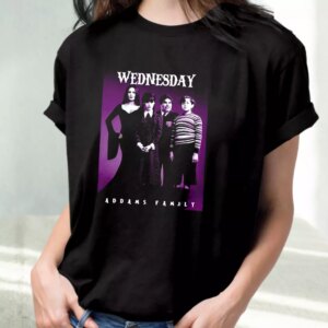 Wednesday Addams Family All Cast Casual Trendy T Shirt 2 Wednesday Addams Family All Cast Casual Trendy T Shirt 3