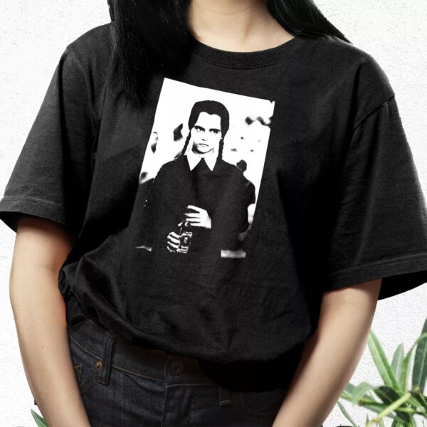 Wednesday Addams Poison Horror Movie Casual Trendy T Shirt