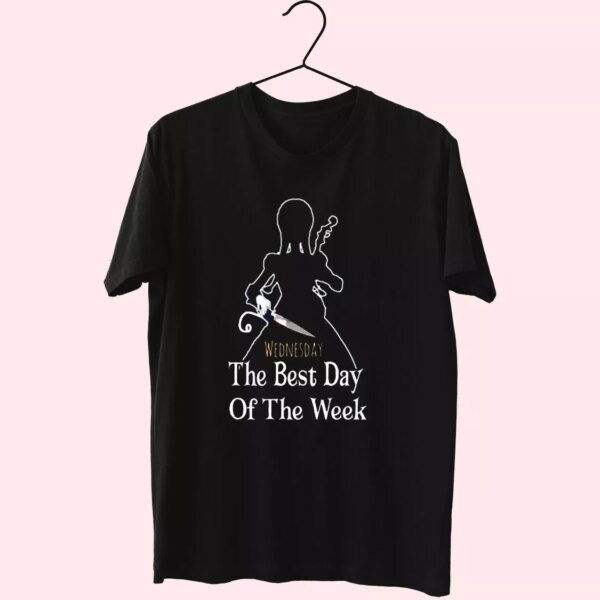 Wednesday Addams The Best Day Of The Week Casual Trendy T Shirt