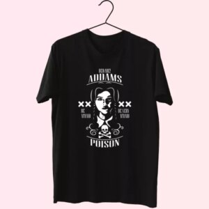 Wednesday Beware Addams Poison Casual Trendy T Shirt 3 Wednesday Beware Addams Poison Casual Trendy T Shirt 4