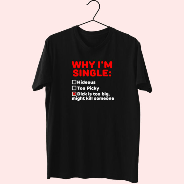 Why I’M Single Hideous Too Picky Dick Is Too Big Essentials T Shirt