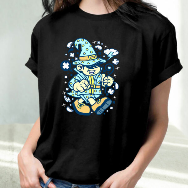 Wizard Kid Funny Graphic T Shirt