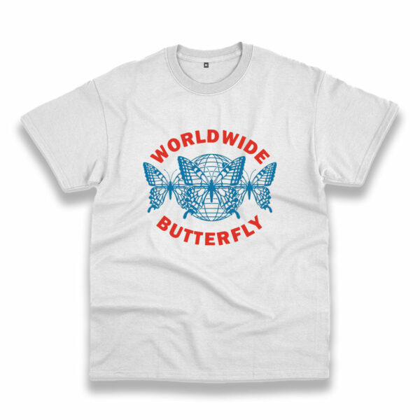 Worldwide Butterfly Vintage Tshirt