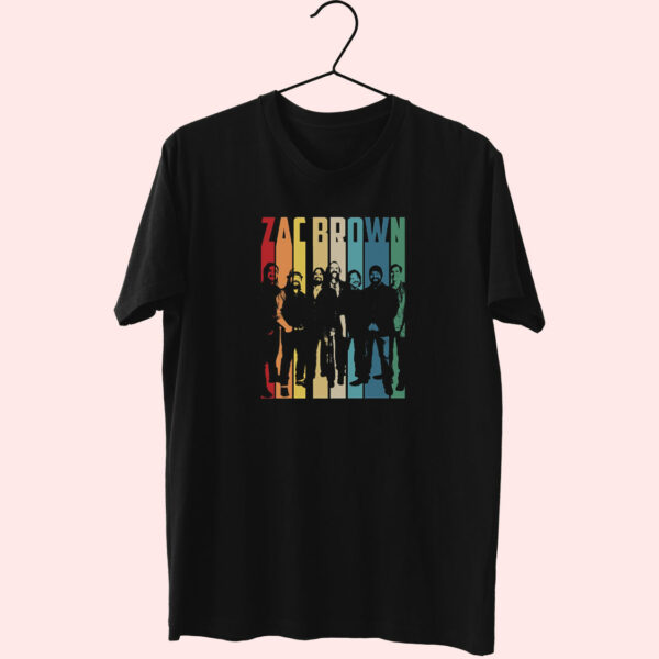 Zac Brown Band Retro Vintage Essentials T Shirt