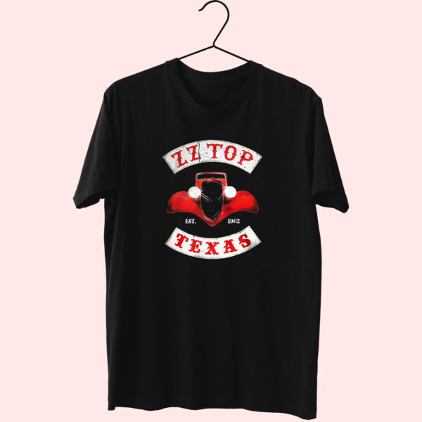Zz Top Texas Rock Band Graphic Vintage Essentials T Shirt