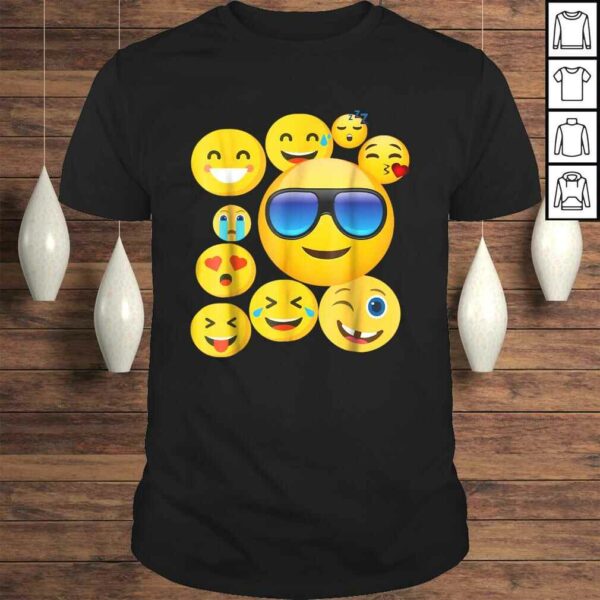 emoji wear -shirt Emoticon Cute smileys Face Shirt