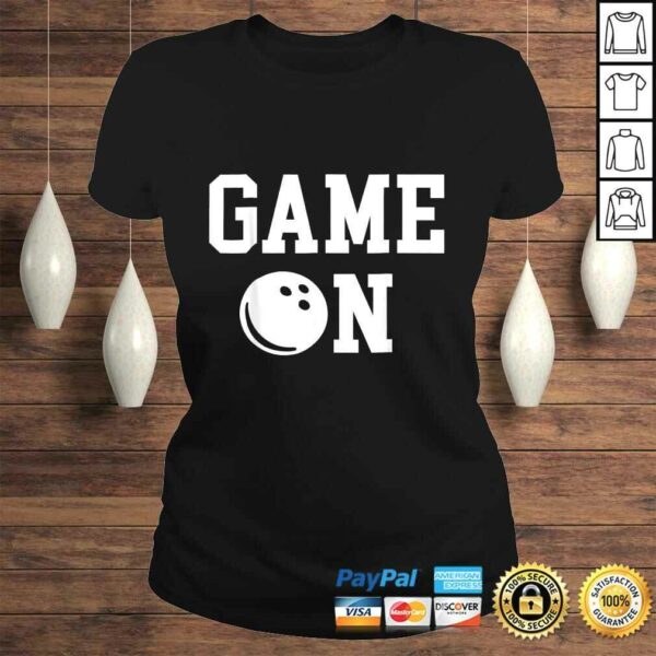 GAME ON Shirt Bowling Ball Strike, Spare Ten-pin Set Sport