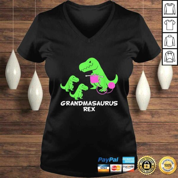 GRANDMASAURUS Rex Fun Grandma Dinosaur Shirt Saurus