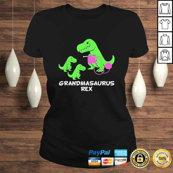 GRANDMASAURUS Rex Fun Grandma Dinosaur Shirt Saurus