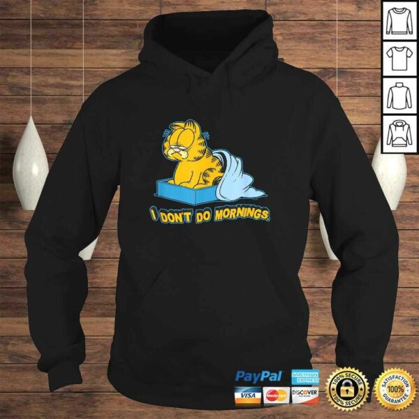 Garfield I Dont Do Mornings TShirt Gift