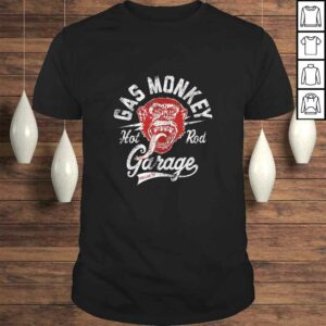 Gas Monkey Hot Rod Garage Red Poster Shirt Gas Monkey Hot Rod Garage Red Poster Shirt
