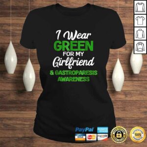 Gastroparesis Awareness Girlfriend I Wear Green V-Neck T-Shirt 2 Gastroparesis Awareness Girlfriend I Wear Green V Neck T Shirt 3