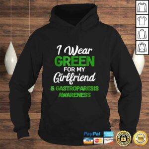 Gastroparesis Awareness Girlfriend I Wear Green V-Neck T-Shirt 3 Gastroparesis Awareness Girlfriend I Wear Green V Neck T Shirt 4