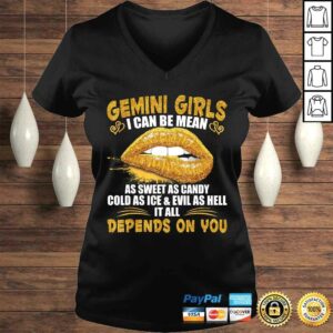 Gemini Girl I Can Be Mean Shirt Golden Lips Gemini Gift 1 Gemini Girl I Can Be Mean Shirt Golden Lips Gemini Gift 2