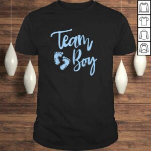 Gender Reveal Baby Shower Shirt – Team Boy Gender Reveal Baby Shower Shirt – Team Boy