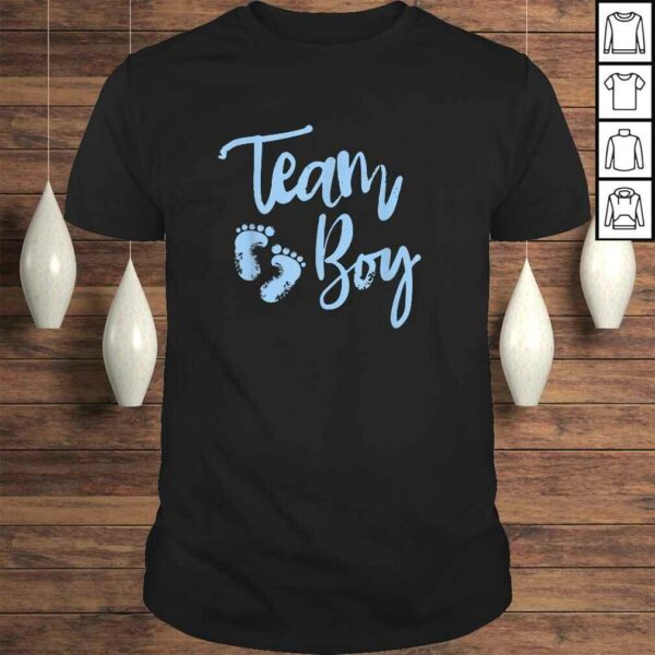 Gender Reveal Baby Shower Shirt – Team Boy