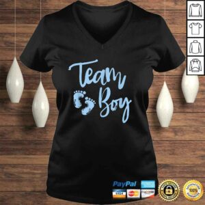 Gender Reveal Baby Shower Shirt Team Boy 2