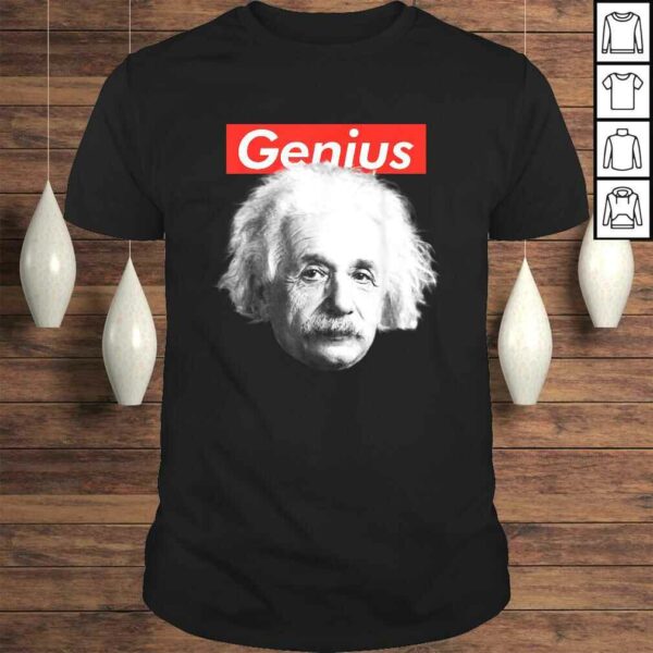 Genius Supreme Style With Einstein Head T-shirt