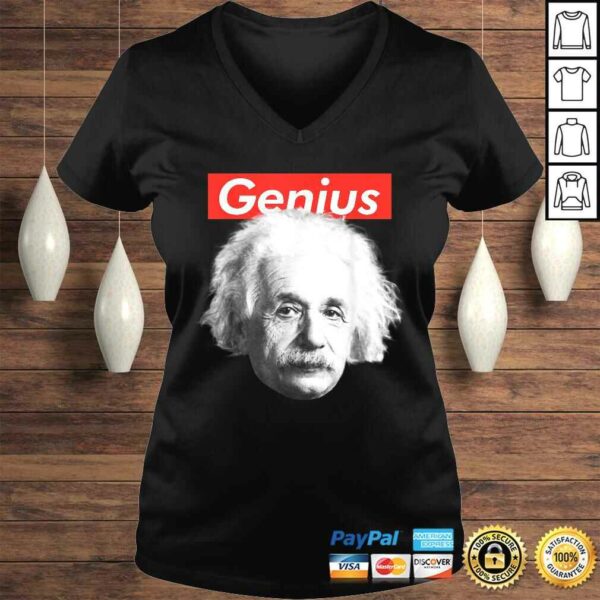 Genius Supreme Style With Einstein Head T-shirt