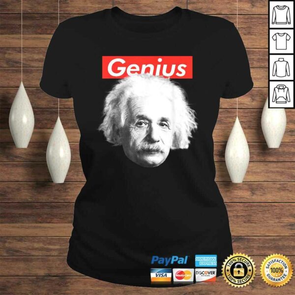 Genius Supreme Style With Einstein Head T-shirt