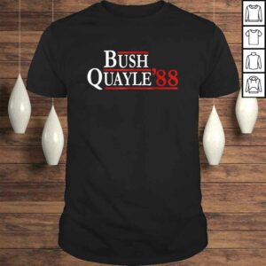 George H. W. Bush Dan Quayle 88 Retro Campaign Shirt George H. W. Bush Dan Quayle 88 Retro Campaign Shirt