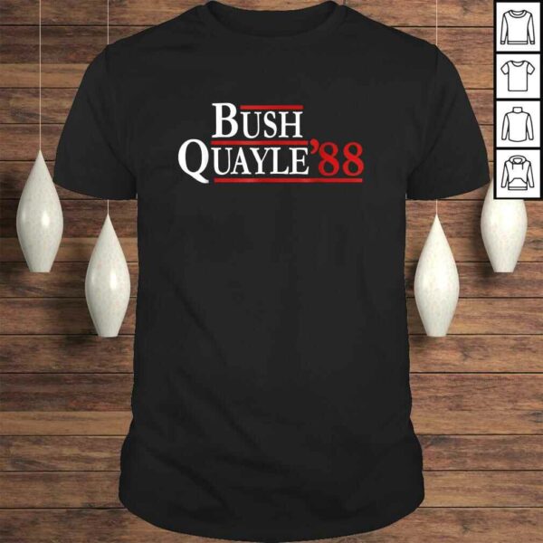 George H. W. Bush Dan Quayle 88 Retro Campaign Shirt