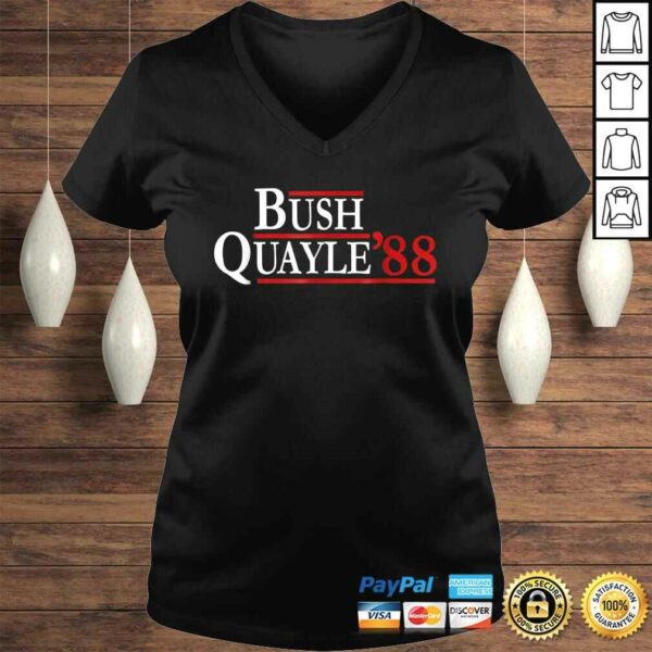 George H. W. Bush Dan Quayle 88 Retro Campaign Shirt