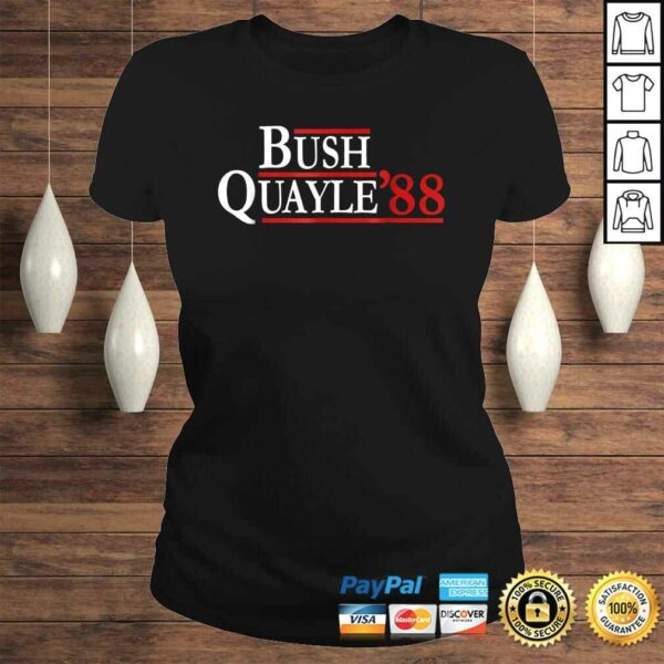 George H. W. Bush Dan Quayle 88 Retro Campaign Shirt