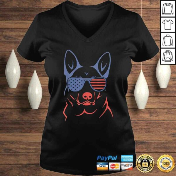 German Shepherd Patriotic Shirt American Flag Dog Shirt