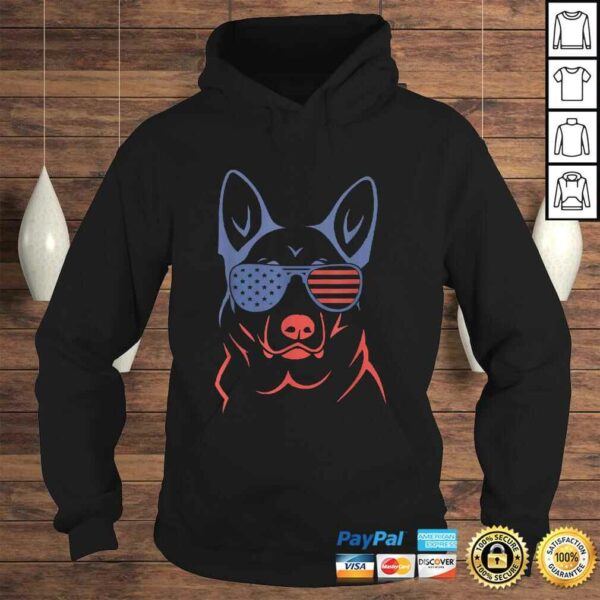 German Shepherd Patriotic Shirt American Flag Dog Shirt