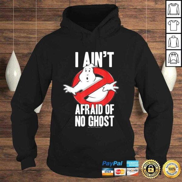 Ghostbusters I Ain’t Afraid Of No Ghost Bold TexT-shirt