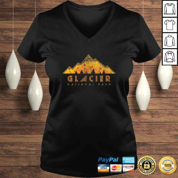 Glacier National Park Retro TShirt