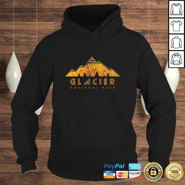 Glacier National Park Retro TShirt