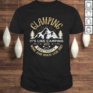 Glamping Definition Shirt Glamper Women Wine Funny Camping Glamping Definition Shirt Glamper Women Wine Funny Camping
